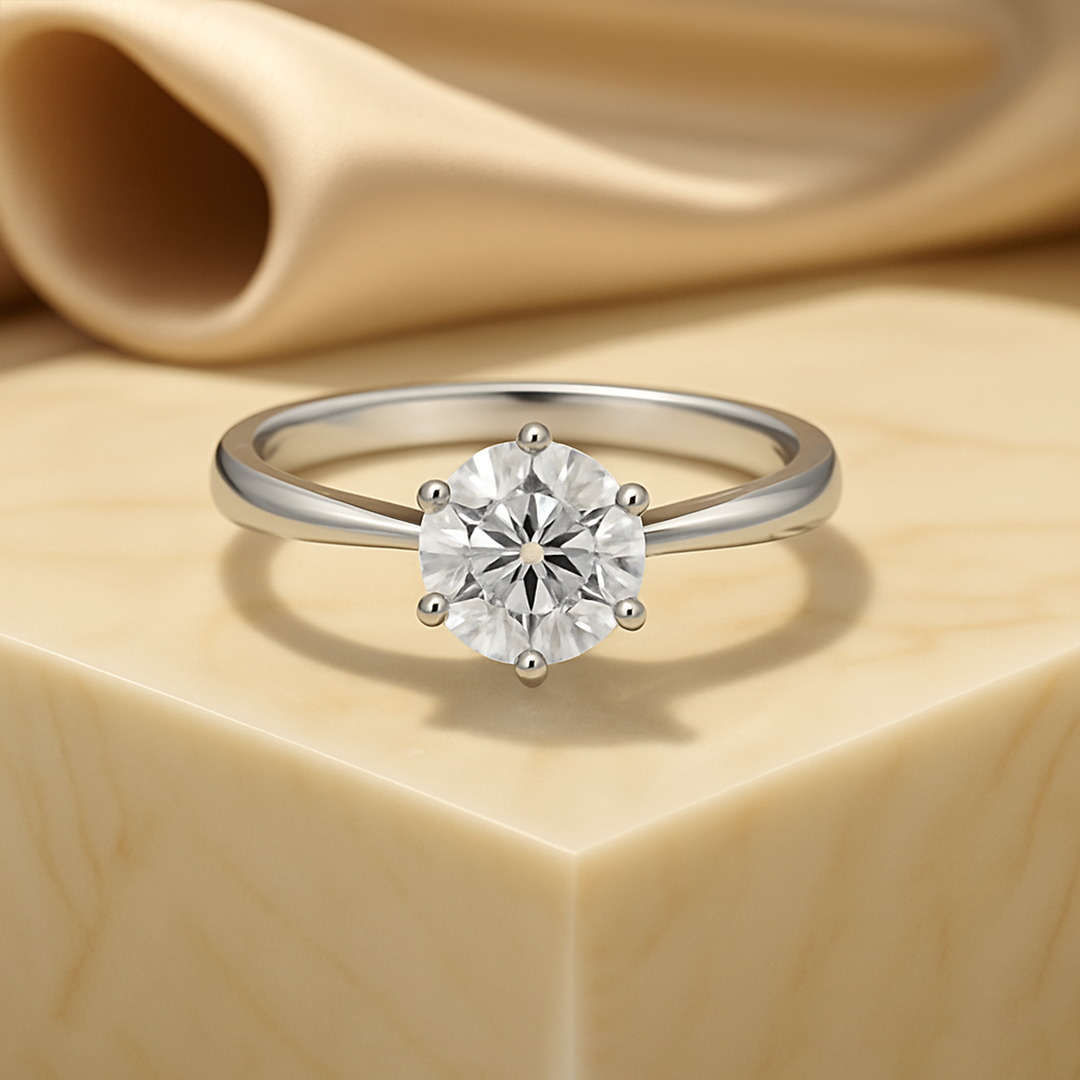 1.00 ct IGI Certified Lab Grown Solitaire Diamond Engagement Ring