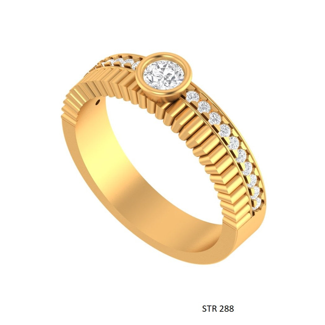 Bezel Set Single Stone Lab Grown Diamond Ring