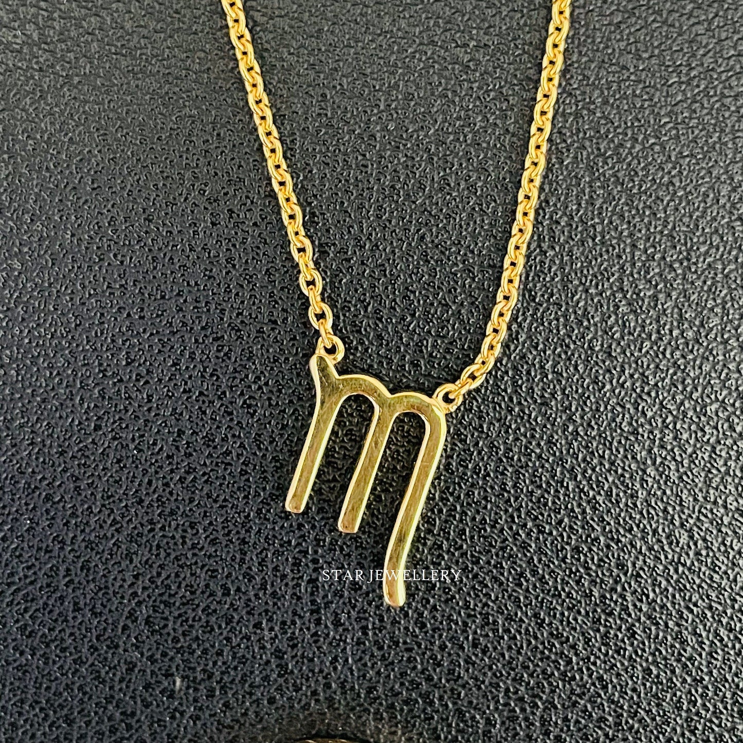 Scorpio Zodiac Gold Celestial Necklace