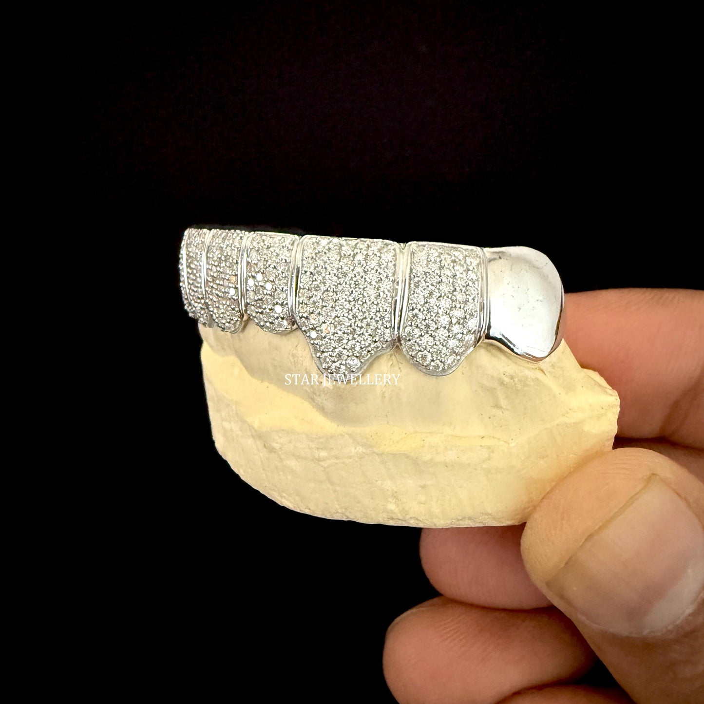 VVS Moissanite 925 Sterling Silver Diamond Grillz