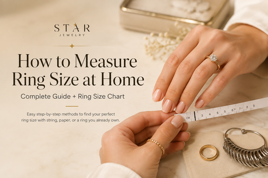 How to Measure Ring Size at Home: Complete Guide + Ring Size Chart