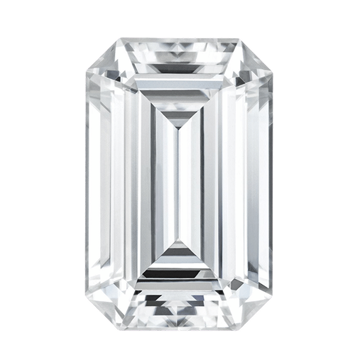 Emerald cut diamond jewellery