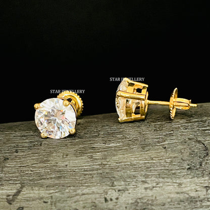Free 925 Silver 2CT VVS Moissanite Earring (Worth $399) with Purchase of $2,999+