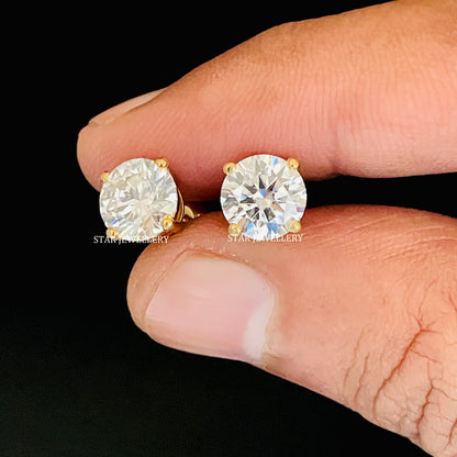 Free 925 Silver 2CT VVS Moissanite Earring (Worth $399) with Purchase of $2,999+