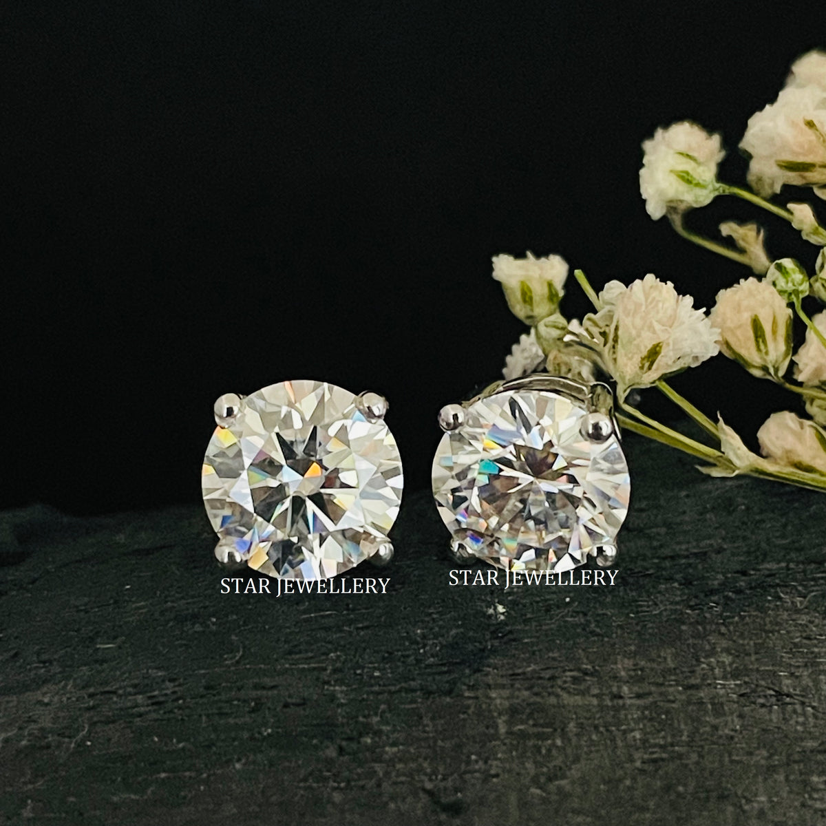 Free 925 Silver 2CT VVS Moissanite Earring (Worth $399) with Purchase of $2,999+