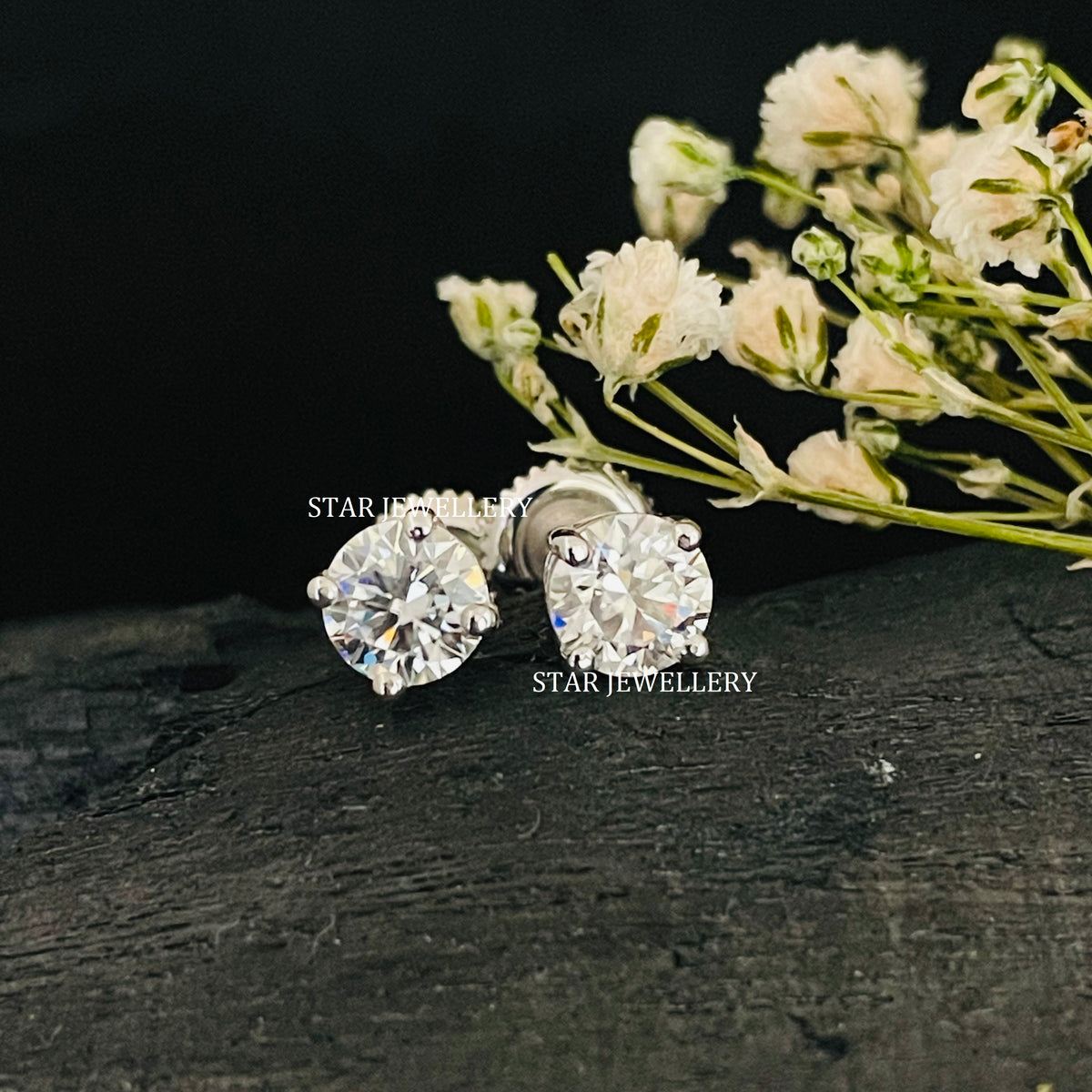 Free 925 Silver 2CT VVS Moissanite Earring (Worth $399) with Purchase of $2,999+