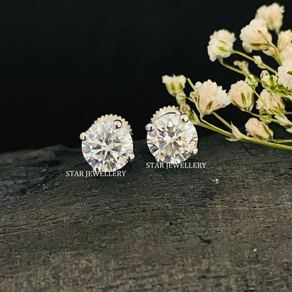 Free 925 Silver 2CT VVS Moissanite Earring (Worth $399) with Purchase of $2,999+