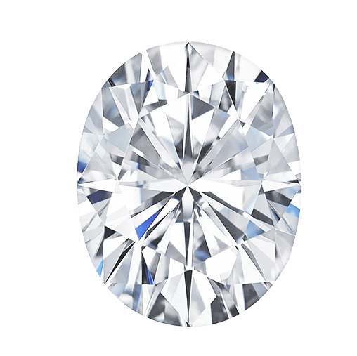 Oval cut diamond jewellery