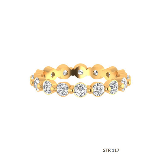 Brilliant Cut Lab Grown Diamond Eternity Wedding Ring