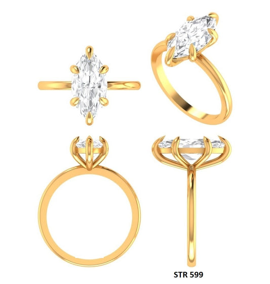 1.0 - 2.0 Ct Marquise Cut IGI Certified Lab Grown Ring