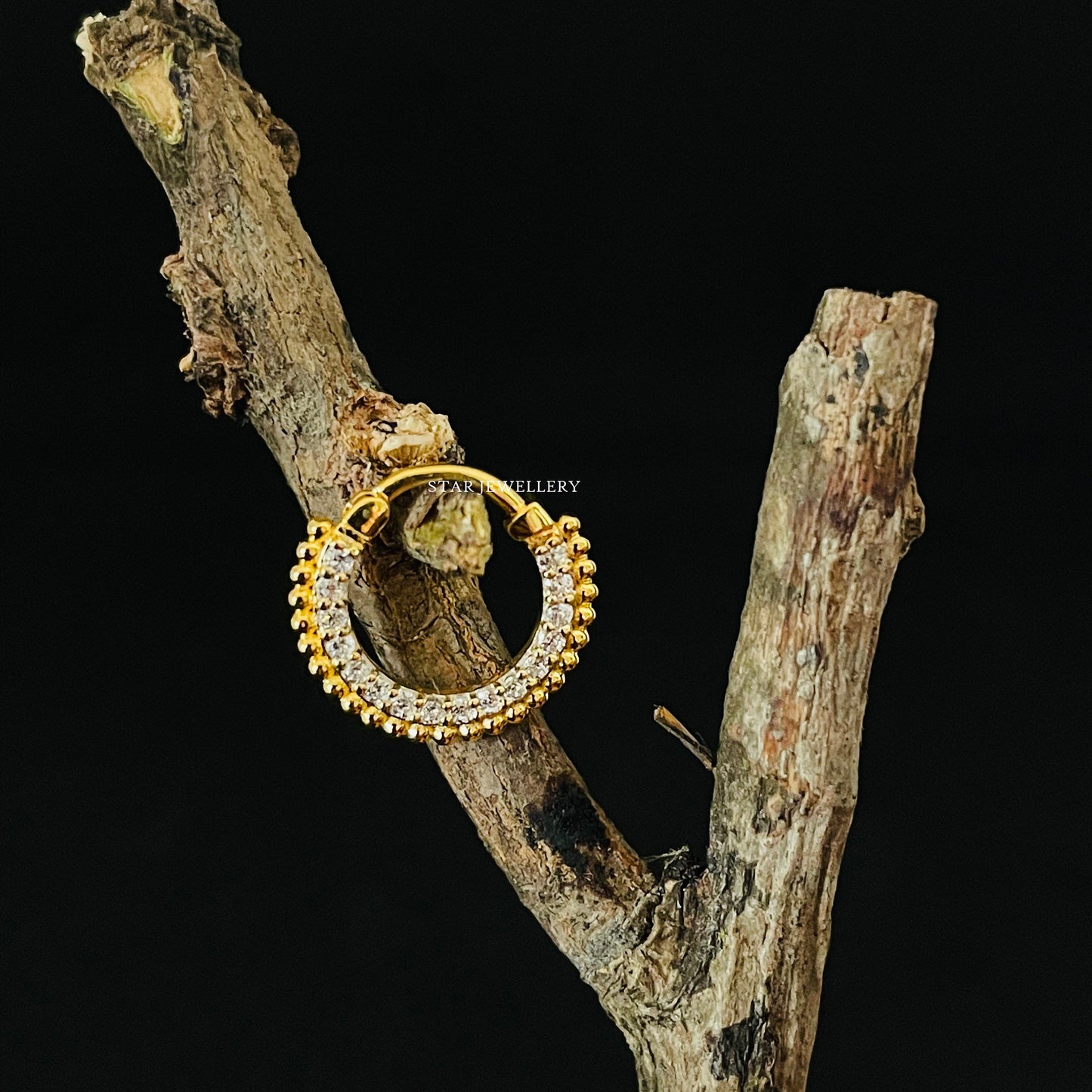 Natural Diamond Daith Piercing