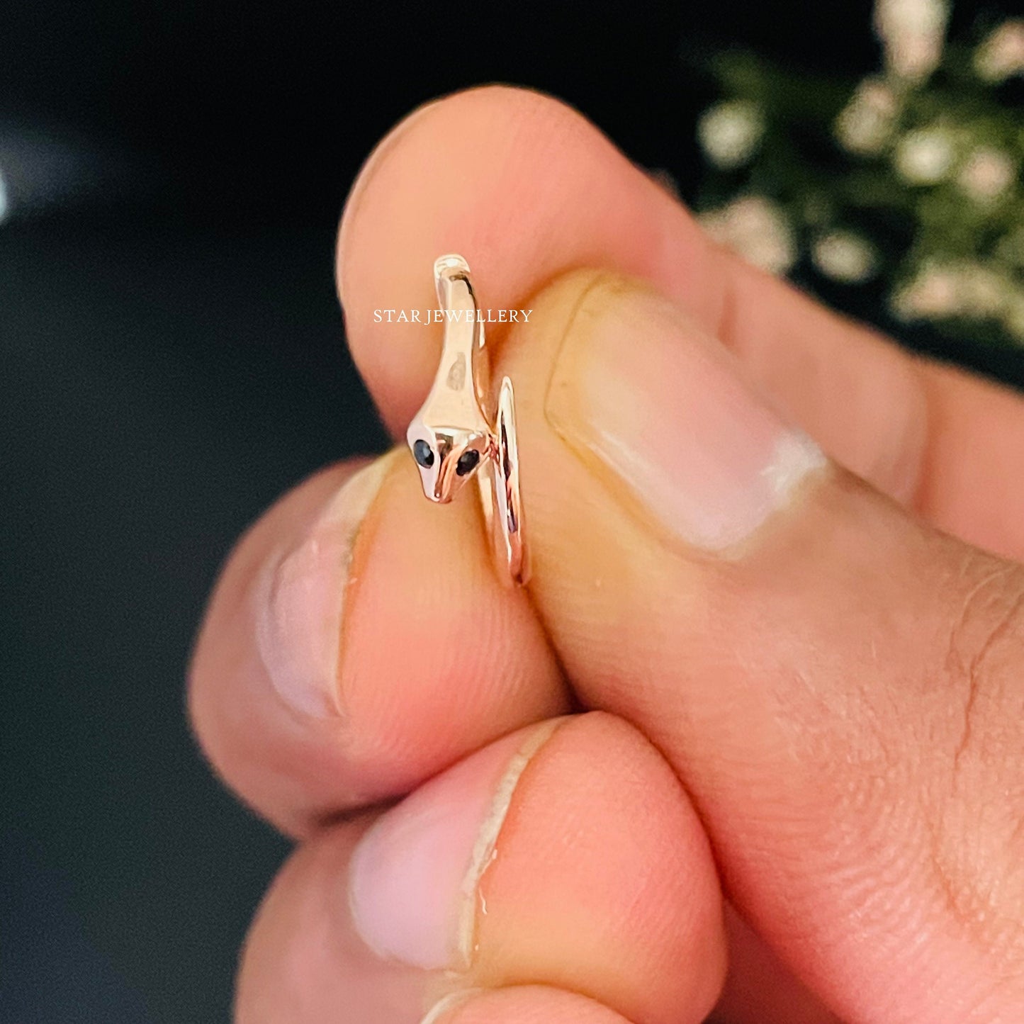 Gold Snake Nose & Ear Piercing