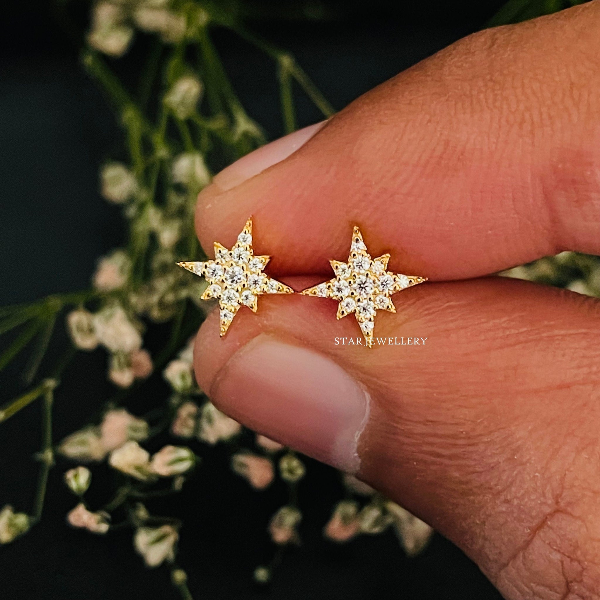 Diamond North STAR Stud Earrings