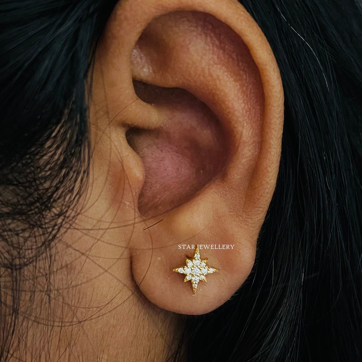 Diamond North STAR Stud Earrings