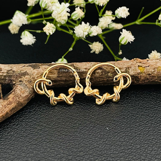 Solid Gold Snake Septum Piercing