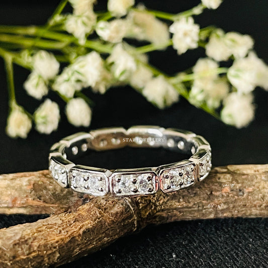 Art Deco Full Eternity Diamond Ring