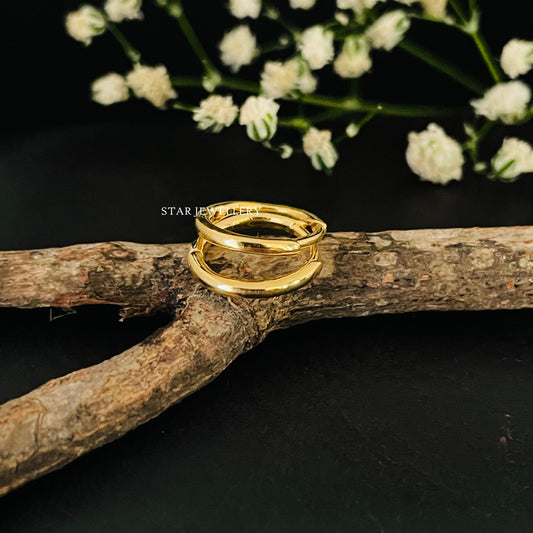 14K Solid Gold Hoop Earring and Nose Ring