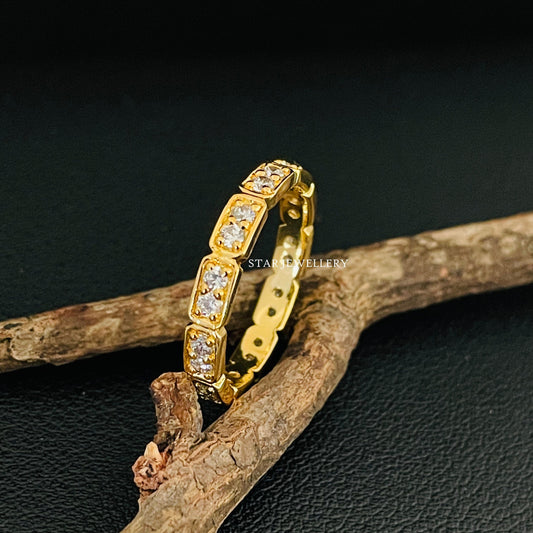 Art Deco Full Eternity Diamond Ring