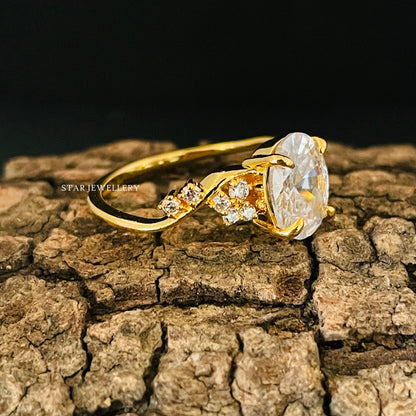 2.00 Ct Oval Cut IGI Certified Lab Grown Diamond Engagement Ring