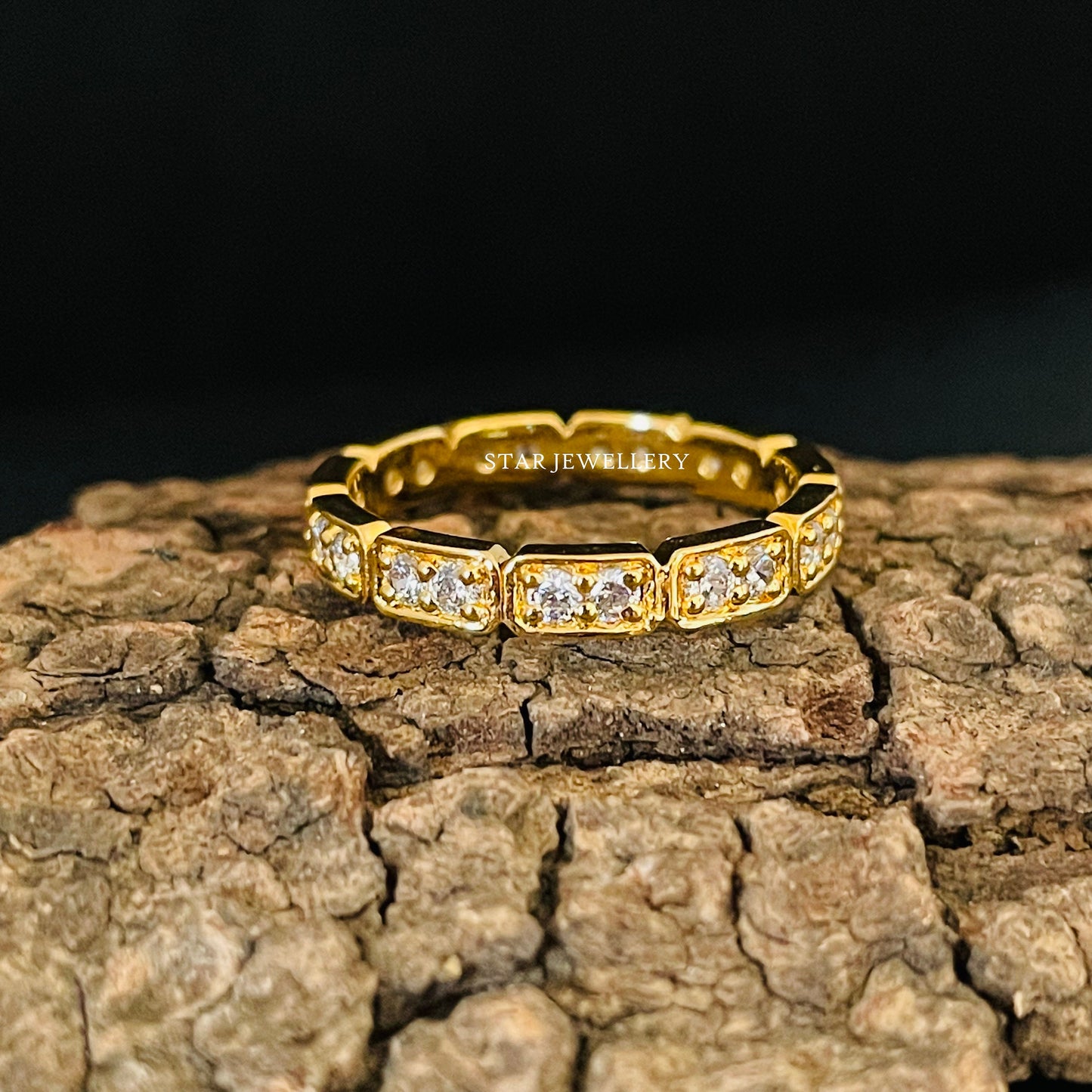 Art Deco Full Eternity Diamond Ring