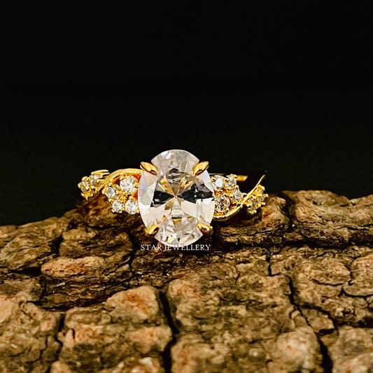 2.00 Ct Oval Cut IGI Certified Lab Grown Diamond Engagement Ring