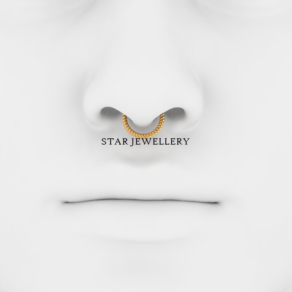 14K Solid Gold Daith Clicker