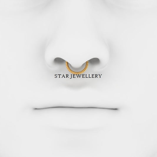 14K Solid Gold Daith Clicker