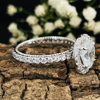 1.00 Ct IGI Certified Oval Cut White Gold lab Grown Diamond Engagement Ring