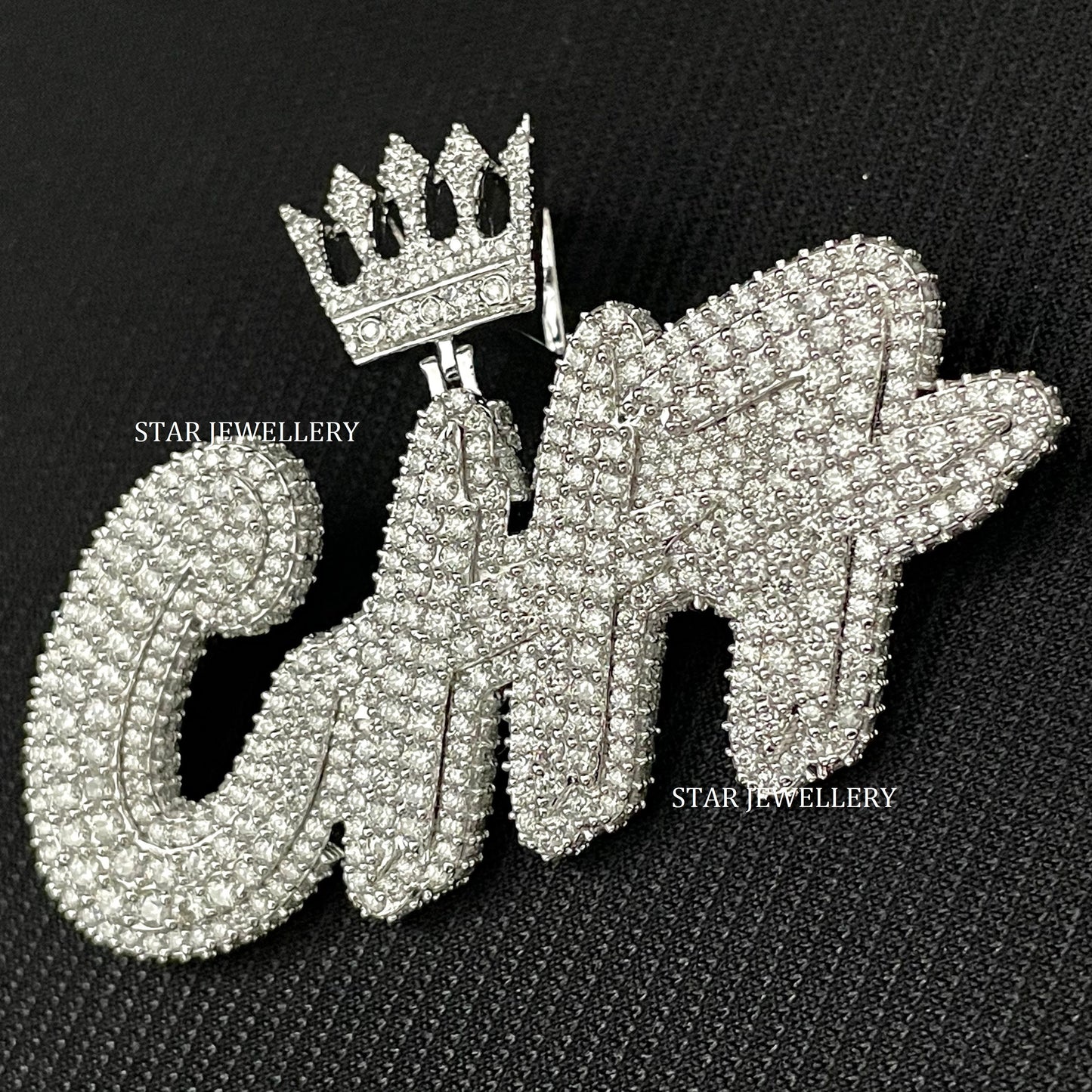 VVS Moissanite Custom Icedout Pendant