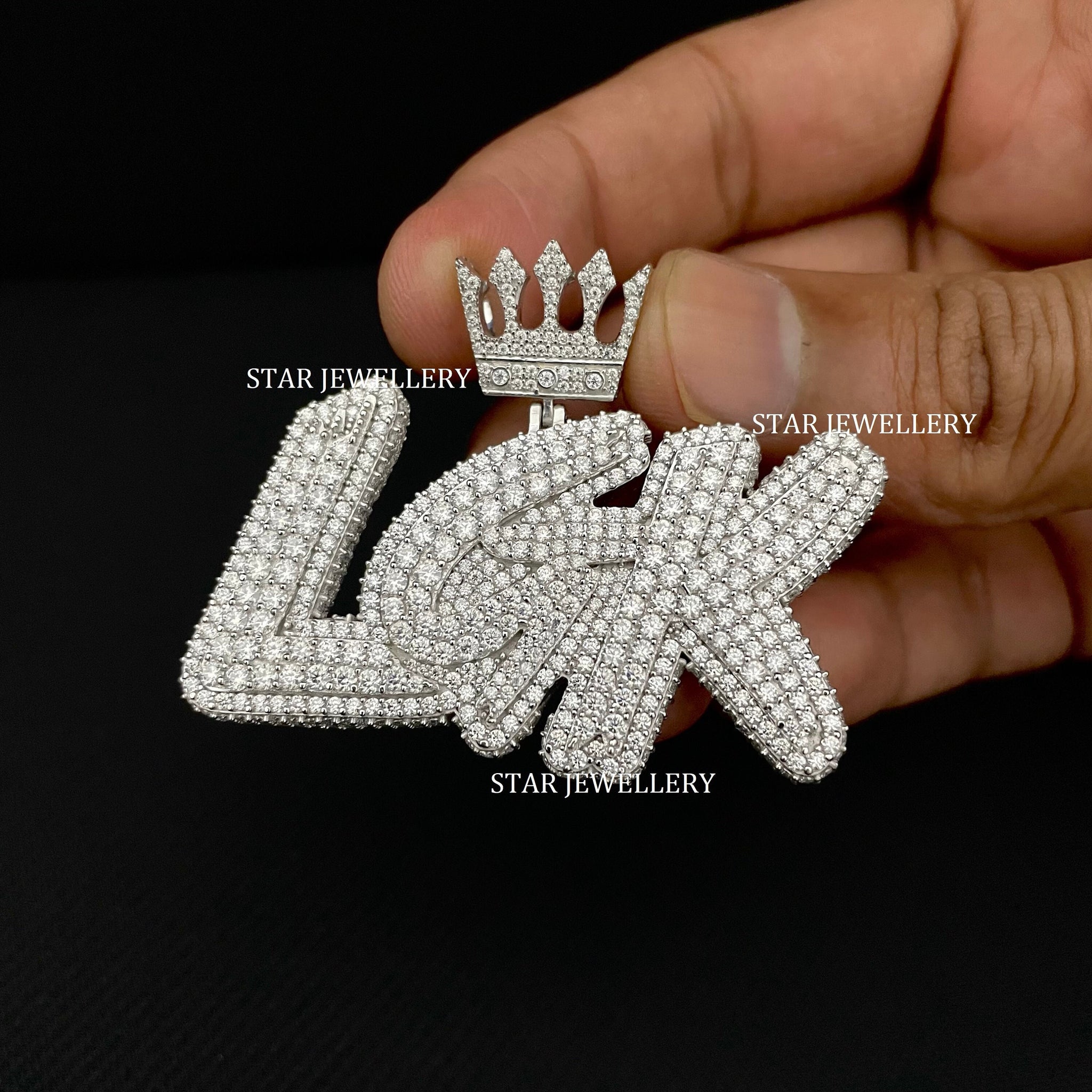 VVS Hip Hop Moissanite Icedout Pendant