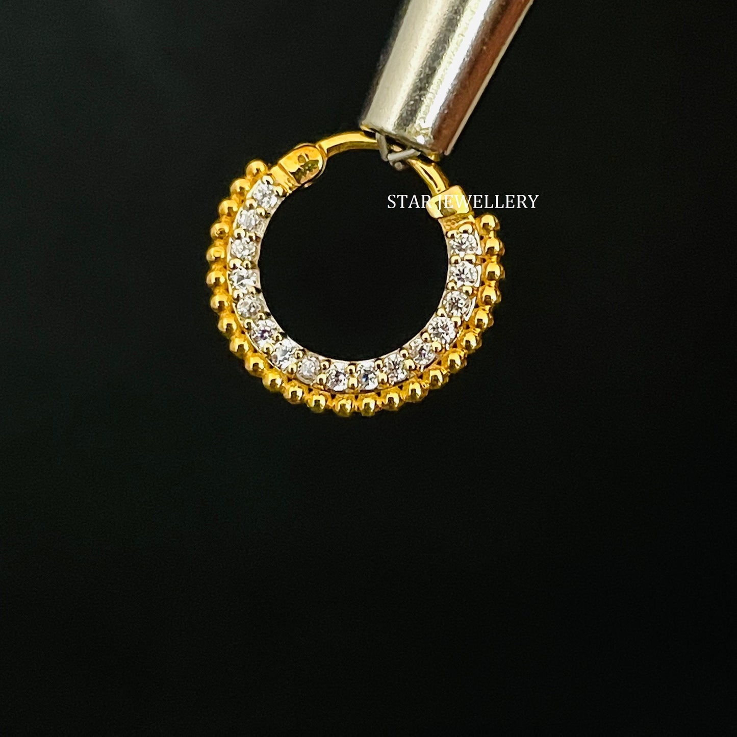 Natural Diamond Daith Piercing