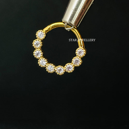 Natural Diamond Daith Piercing