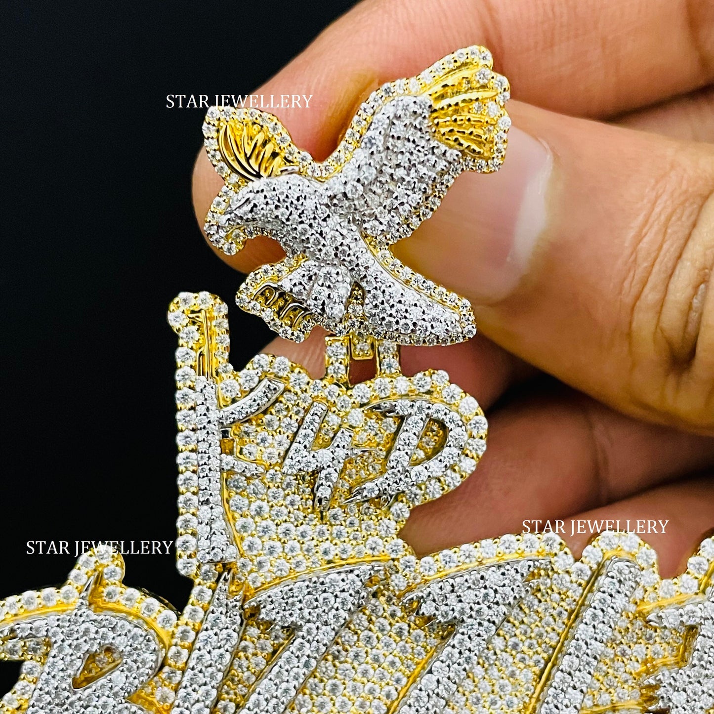 VVS Moissanite Custom Icedout Pendant
