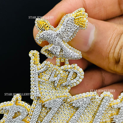 VVS Moissanite Custom Icedout Pendant