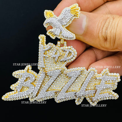 VVS Moissanite Custom Icedout Pendant