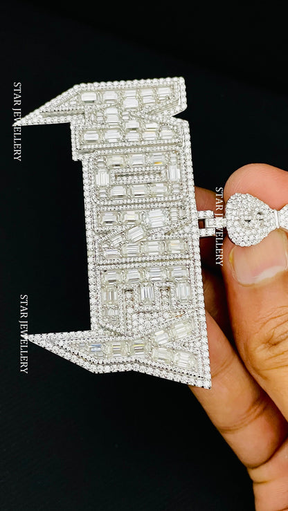 VVS Moissanite Custom Money Icedout Pendant