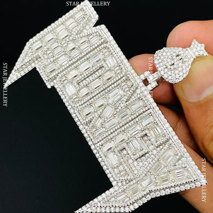 VVS Moissanite Custom Money Icedout Pendant