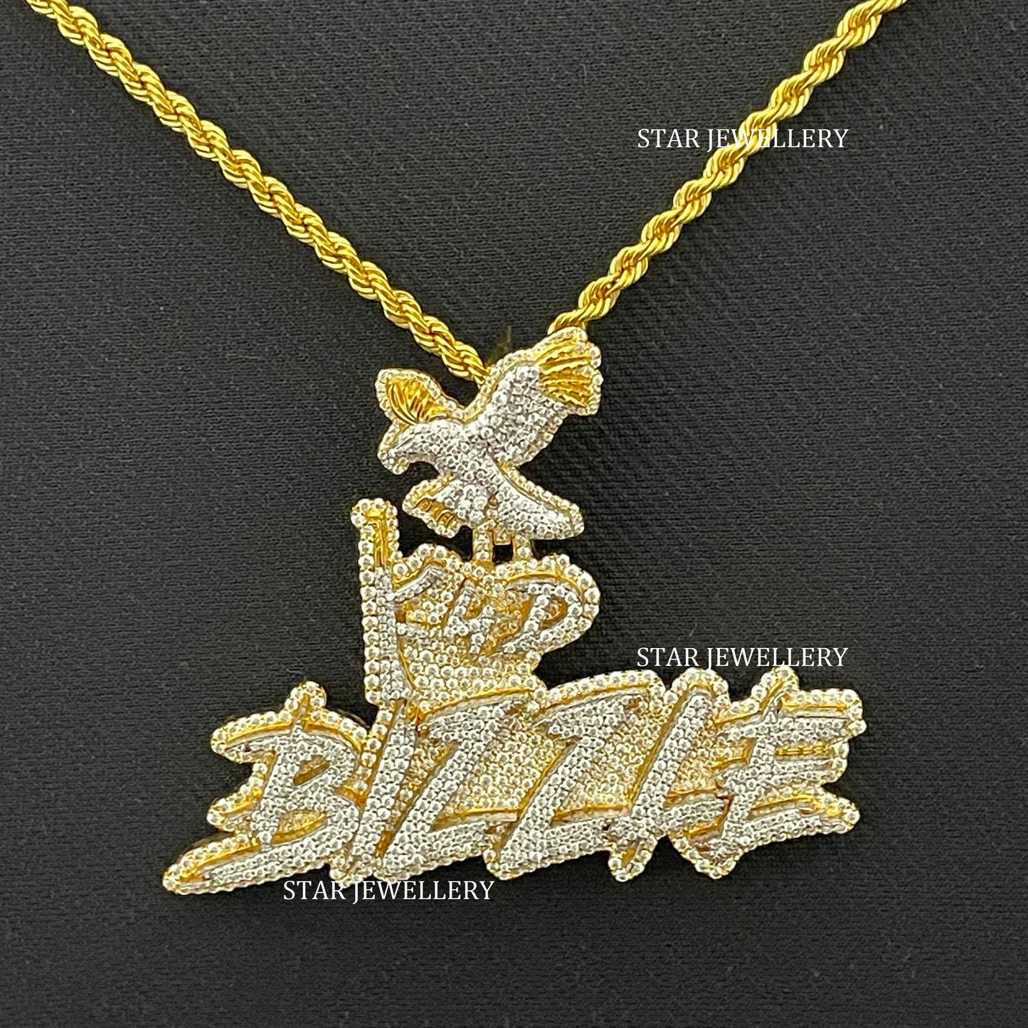 VVS Moissanite Custom Icedout Pendant