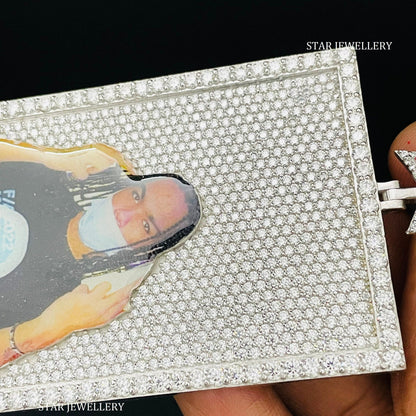 VVS Moissanite Custom Memory Pendant