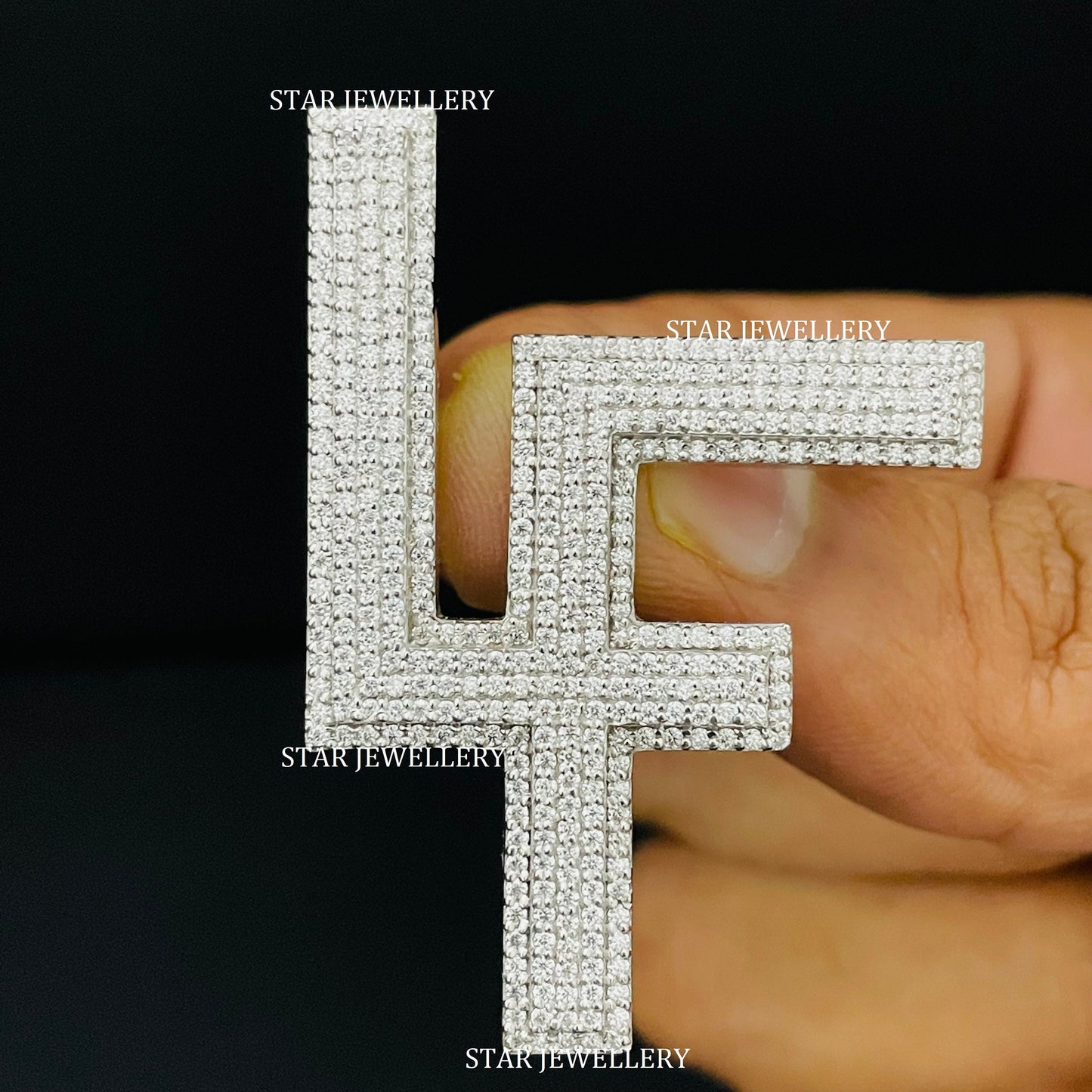 VVS Moissanite Custom Logo Pendant