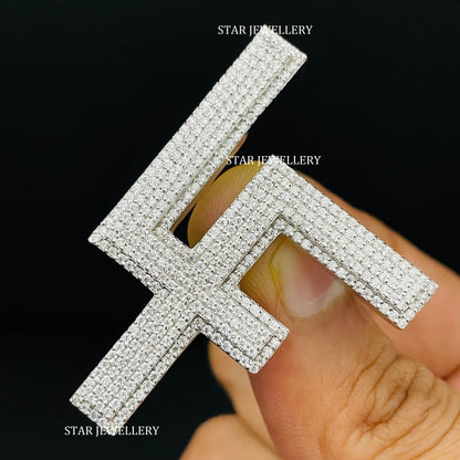 VVS Moissanite Custom Logo Pendant