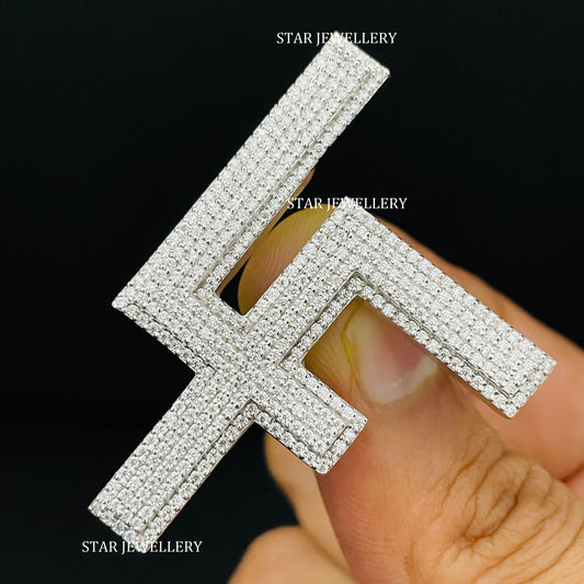 VVS Moissanite Custom Logo Pendant