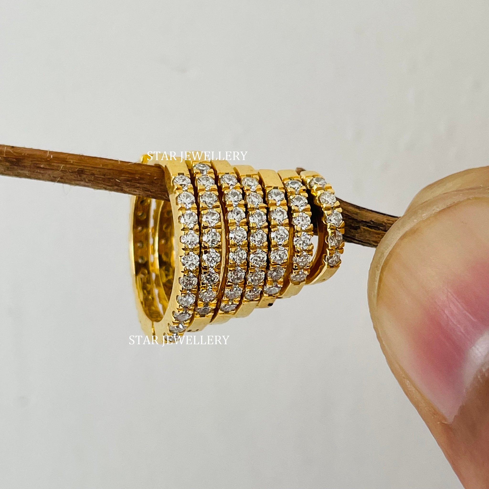 Lab Grown Diamond Clicker Hoop Ring