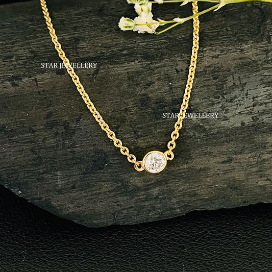 0.25 Ct Lab Grown Diamond Solitaire Bracelet for her