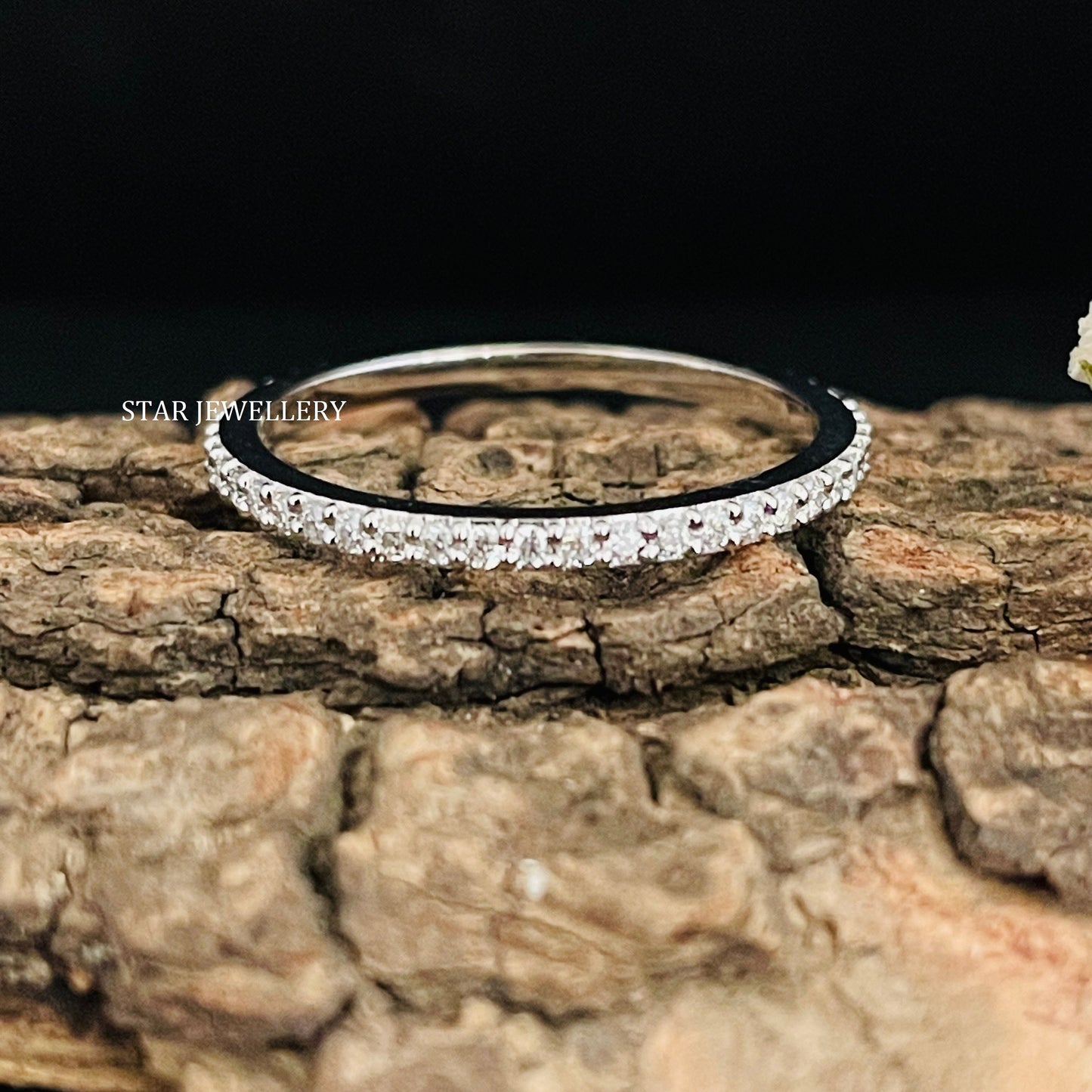 Diamond Eternity Thin Wedding Band
