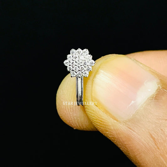 Diamond Nose Clip on No Piercing Ear Cuff