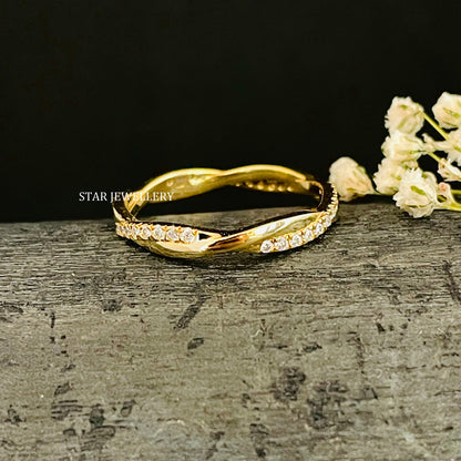 Diamond Twist Ring