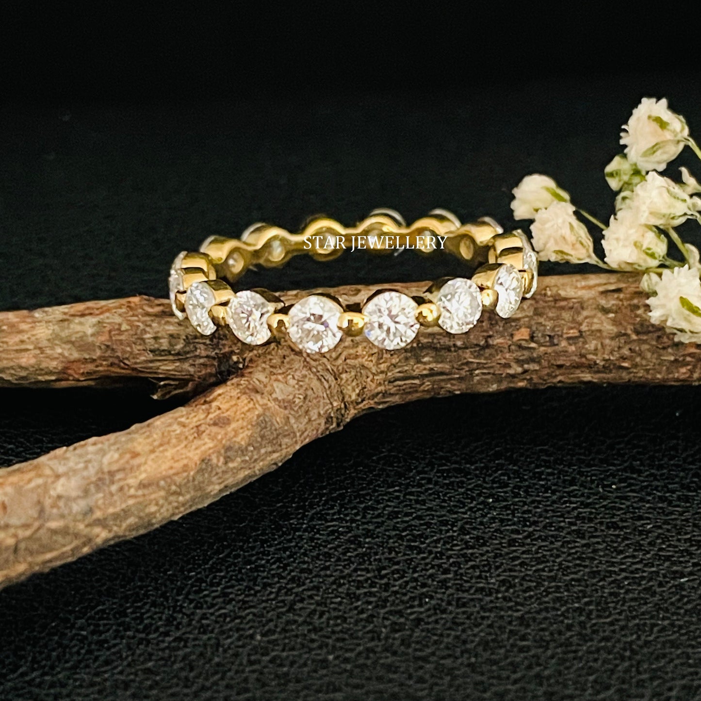 Brilliant Cut Lab Grown Diamond Eternity Wedding Ring