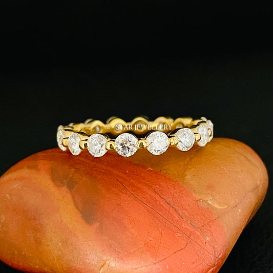 Brilliant Cut Lab Grown Diamond Eternity Wedding Ring