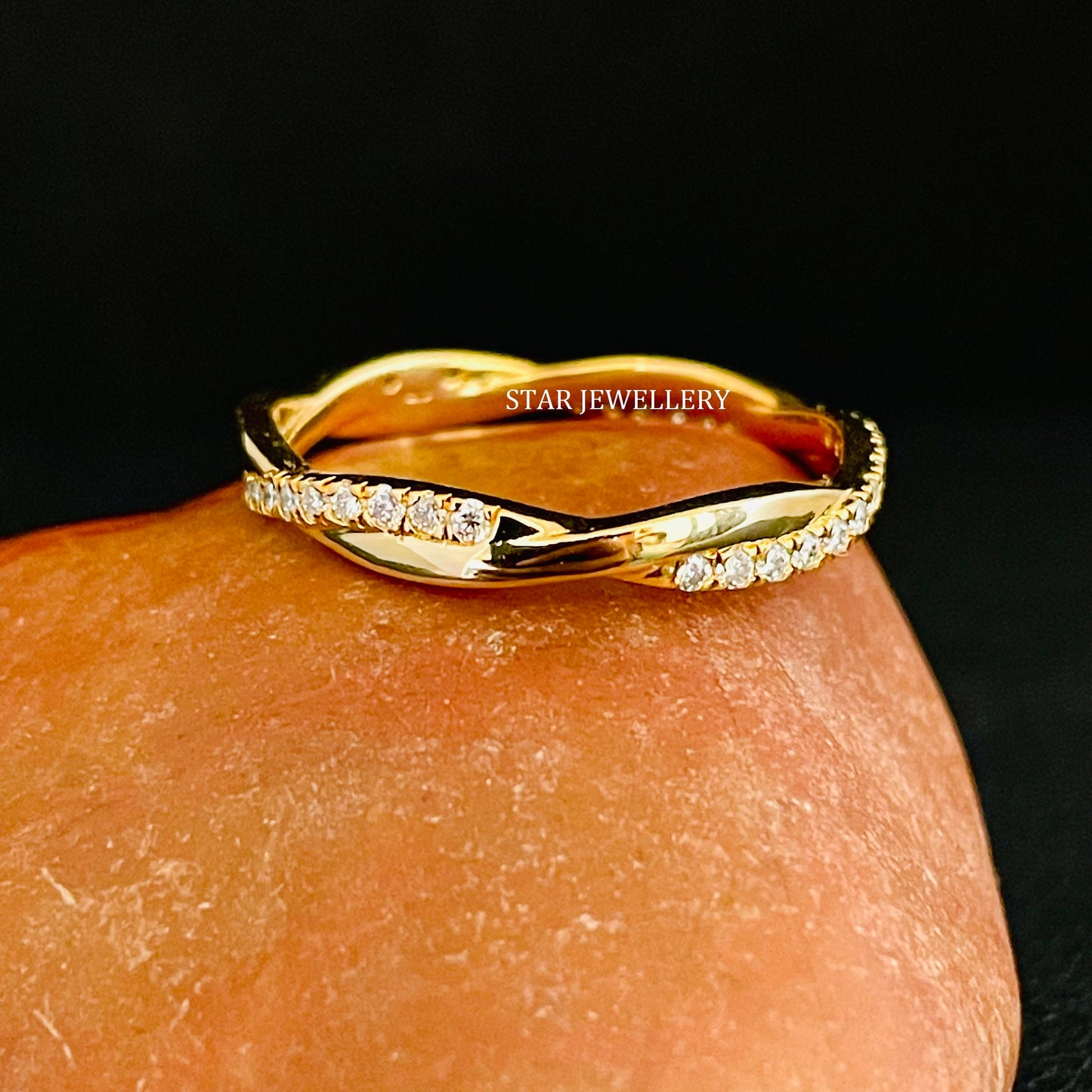 Diamond Twist Ring